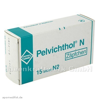 PELVICHTHOL N Suppos. / 15 St 15 St., 