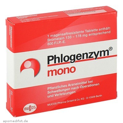 Phlogenzym mono 20 St., Mucos Pharma GmbH & Co. KG